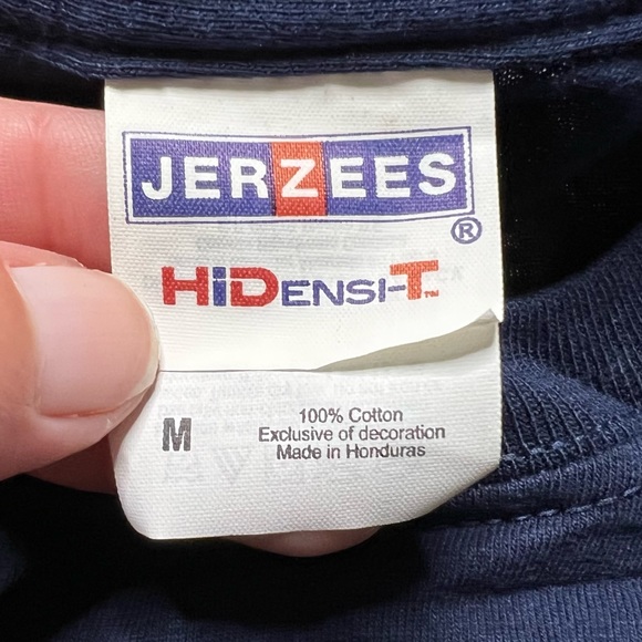 NWOT Jerzees Shark Week Short Sleeve Graphic Crewneck T-Shirt Navy Unisex Sz M - Picture 5 of 6